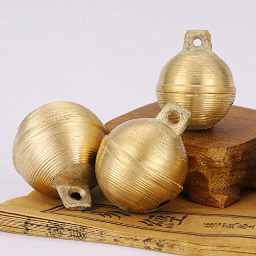 Finoki Timbre de latón para perros / gatos / caballos / ganado / osos (50 mm)
