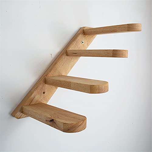 Flashing Gatos Juguete Gatos de Pared Escalera de Escalada Escaleras de Madera Plataforma de Salto Marco de Escalada Gatito Tabla de Salto Gatos Muebles Gatos Árbol (Color : Left to Right)