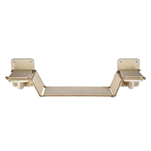 fllyingu Marco de Escalada para Gatos Pared Árbol De Gato Escaleras De Gato,Puente de Gato estantería Escalera Juegos de Gato Gimnasio Gatito Escalera Escalada Hecho a Mano