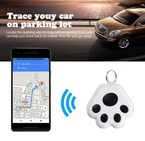 Fohil Mini Localizador de Rastreo GPS para Gatos/Perros, Rastreador Bluetooth para Niños, Mascotas, Gatos, Cartera, Buscador de Llaves de Equipaje, Rastreador Inteligente, Dispositivo Portátil
