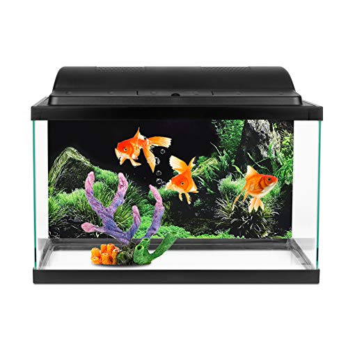 Fondo de acuario Decoraciones para peceras Imágenes Fondo marino Patrón de hierba de agua Fondo de acuario 5 tamaños para elegir(76 * 46cm)