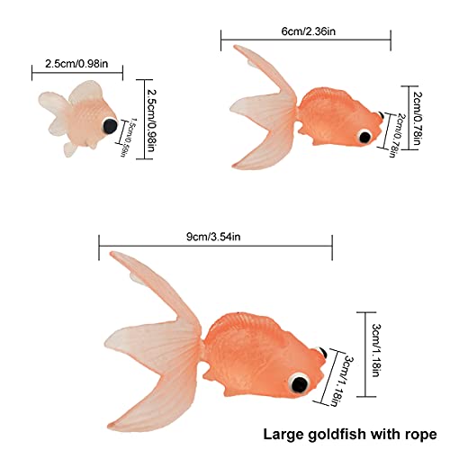 Forreen Figuras de Peces Tropicales, 18 Piezas Peces Flotantes para Pecera Peces Artificiales de Acuario Flotante Peces de Juguete para Adornos de Decoración de Acuario