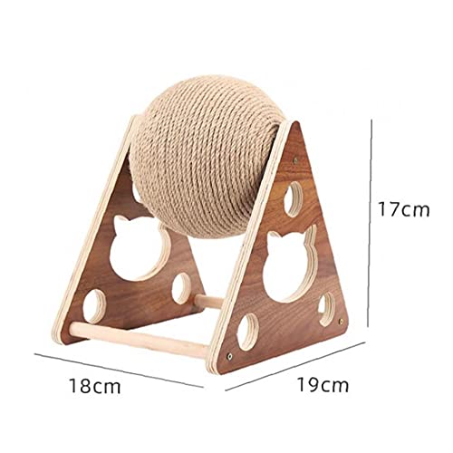 Froiny Cat Scratch Ball Cat Scratching Ball Natural Sisal Tablero Scripter para Gatitos Gato Gato Juguete