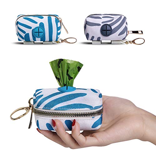 FUNCOCO Dispensador de Almacenamiento, dispensador de Bolsas biodegradables para Caca de Perro, Organizador de Bolsas para Caca para Mascotas, Cachorros y Gatos, Color Negro