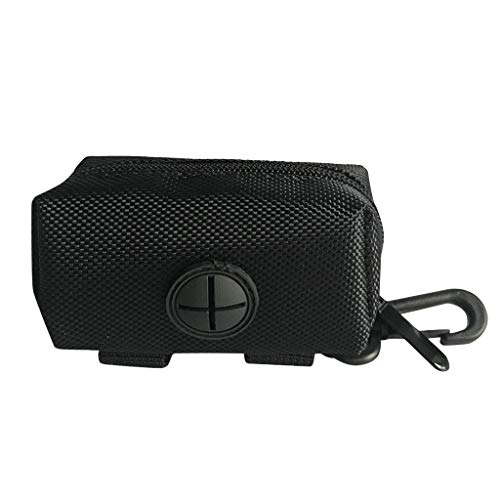 FUNCOCO Dispensador de Almacenamiento, dispensador de Bolsas biodegradables para Caca de Perro, Organizador de Bolsas para Caca para Mascotas, Cachorros y Gatos, Color Negro