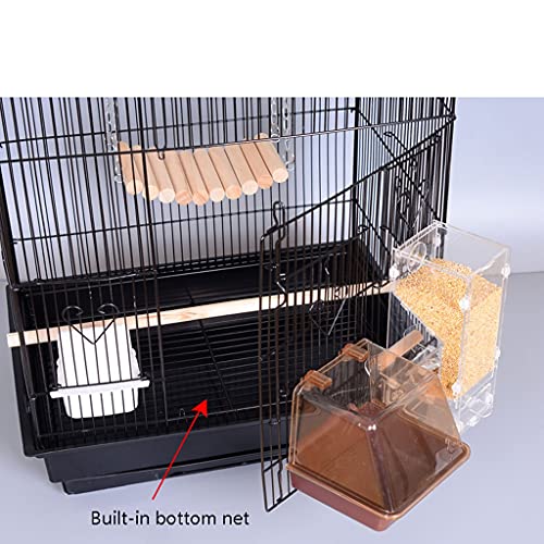 Fundas para jaulas de pájaros para loros Cause para periquitos de la jaula de estreno de la jaula de la caza del tigre en la jaula de pájaros de la piel grande de la jaula de pájaros simple adecuado p