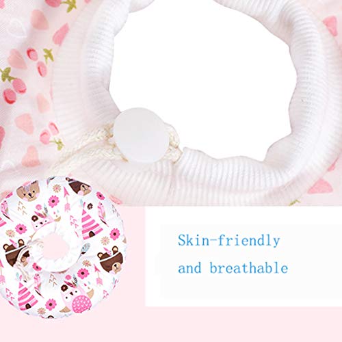 FURUIWUFENG Abrigo de Perro Recuperación Collar del Gato Cono Suave del Animal doméstico Collarín Cono Gato algodón Cierres Ajustables Collar for Gato y Perrito Ropa para Mascotas (Size : S)