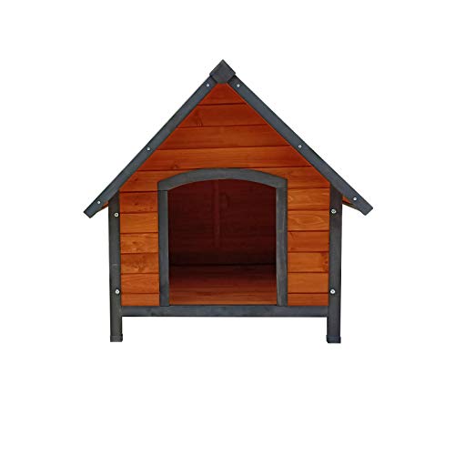GARDIUN KNH1220 - Caseta de Perro Miracle 88 x 78 x 81 cm a 2 Aguas - Perro Mediano