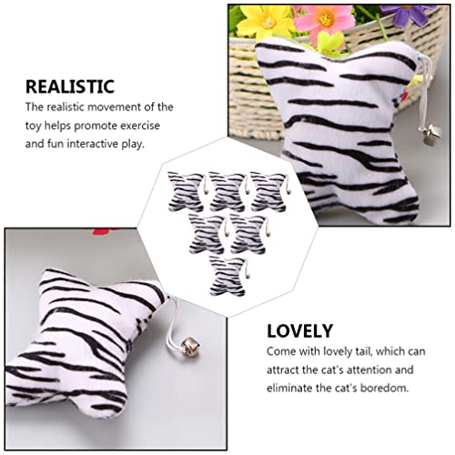 Gato Catnip Masticar La Dentición Juguete: 6 Unids Gatito Molar Toys Relleno Gato Dientes Limpieza de Juguete Pet Pet PERTICA Interactivo Pillow Juguete para Gatos Ratones