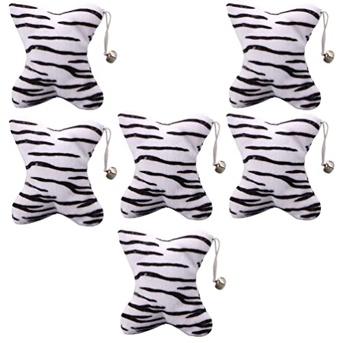 Gato Catnip Masticar La Dentición Juguete: 6 Unids Gatito Molar Toys Relleno Gato Dientes Limpieza de Juguete Pet Pet PERTICA Interactivo Pillow Juguete para Gatos Ratones