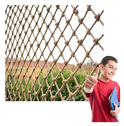 Gato cerramiento al aire libre, shute theute cuerda malla de malla cáñamo cuerda neta jute paisaje redes premium cátamo red pájaro pájaro neto puerco jardín cerca neta patio trasero decorativo red red