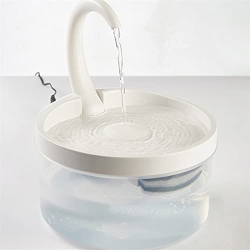 Gato de Agua, Gato Fuentes de Agua, Fuente de Agua automático del Animal doméstico, dispensador de Cuello de Cisne del Perro casero Fuente Fuente de Agua automático para Perros y Gatos