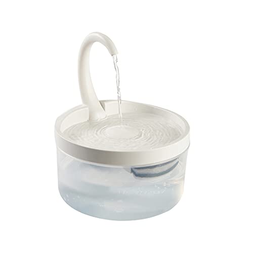 Gato de Agua, Gato Fuentes de Agua, Fuente de Agua automático del Animal doméstico, dispensador de Cuello de Cisne del Perro casero Fuente Fuente de Agua automático para Perros y Gatos