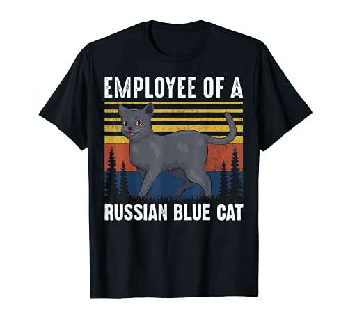 GATO - EMPLEADO DE UN GATO AZUL RUSO Camiseta