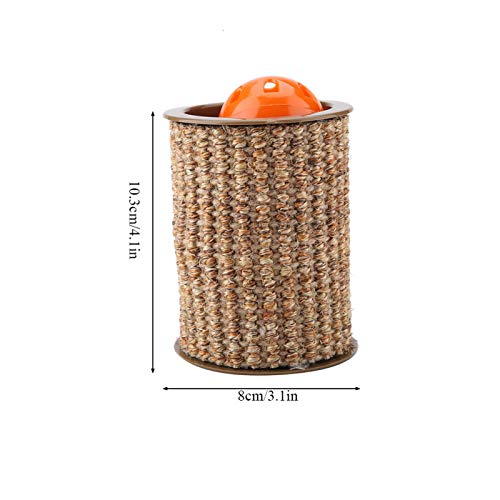 Gato Gametoy Rodillo rascador para Gatos, Poste para Gatos Poste rascador para Gatos, Rascador para Gatos 8 X 10,3 cm Tienda de Mascotas para el hogar Tienda para Interiores