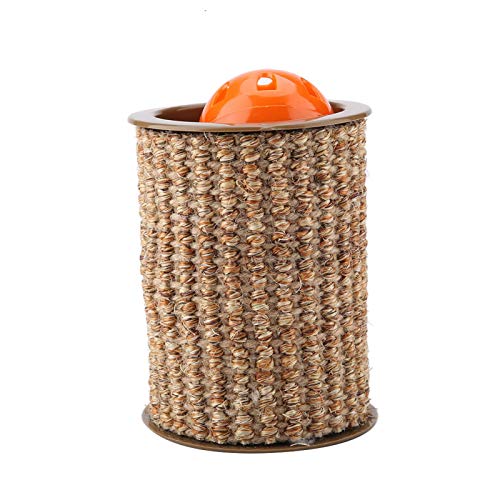 Gato Gametoy Rodillo rascador para Gatos, Poste para Gatos Poste rascador para Gatos, Rascador para Gatos 8 X 10,3 cm Tienda de Mascotas para el hogar Tienda para Interiores