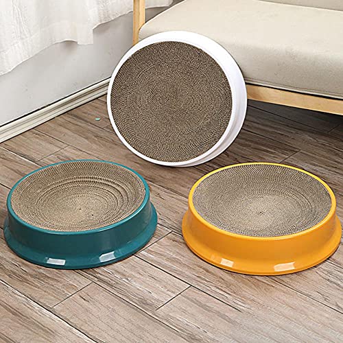Gato Rascador Cartón Oval Corrugado Rascador Gato Rascador Cama Cama Durable Junta Gato Rascador Bowl