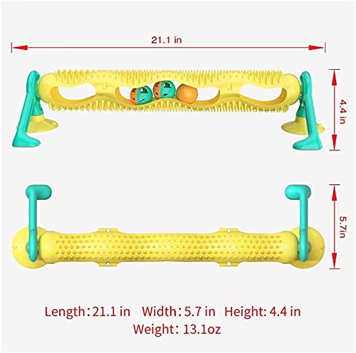GazyShop- Juguetes gatos，Juguete de Pista de Rompecabezas para Gatos，Rueda de Ejercicio para Gatos, Pista de rascado para Gatos, Juguetes orgánicos para rascar Gatos con Bola de Hierba gatera
