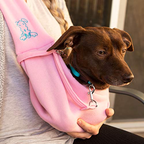 GENOVATION Mochila para perros y gatos, bolsa de papoose reversible con manos libres, bolsa suave y diseño de bolsa, adecuado para cachorros, perros pequeños y gatos para viajes al aire libre