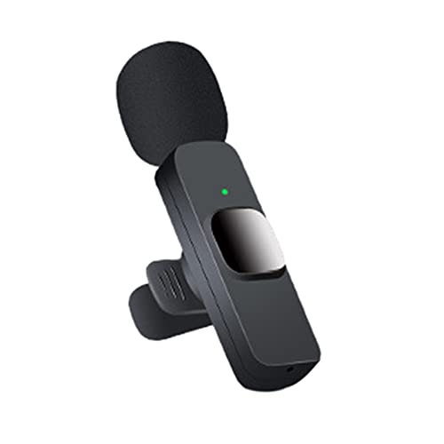 Gojiny Teléfono Móvil Micrófono en Vivo Inalámbrico Micrófono Lavalier Micrófono en Vivo USB para Entrevista en Directo Podcasters Enseñanza en Línea