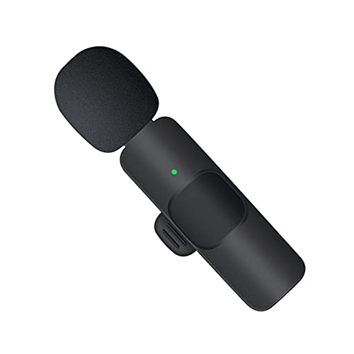 Gojiny Teléfono Móvil Micrófono en Vivo Inalámbrico Micrófono Lavalier Micrófono en Vivo USB para Entrevista en Directo Podcasters Enseñanza en Línea