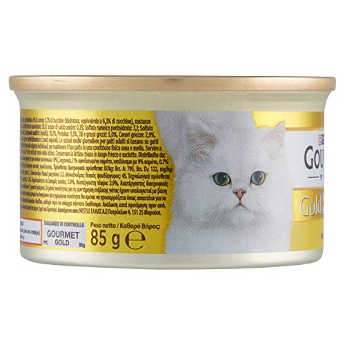Gourmet Gold Pate Pollo, Zanahorias y calabacines – 85 g
