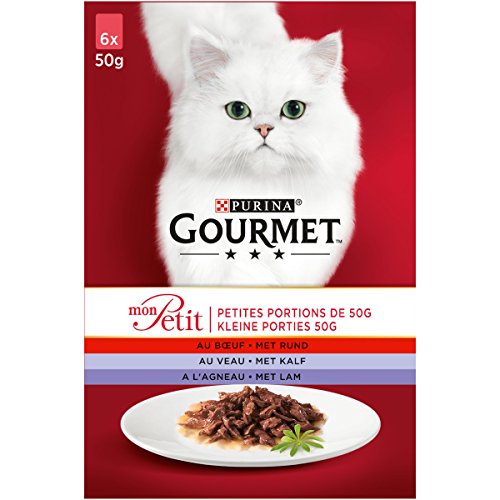 Gourmet Mon Petit - Comida para Gato Adulto. Sabores Variados