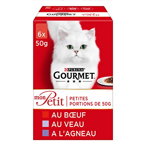 Gourmet Mon Petit - Comida para Gato Adulto. Sabores Variados