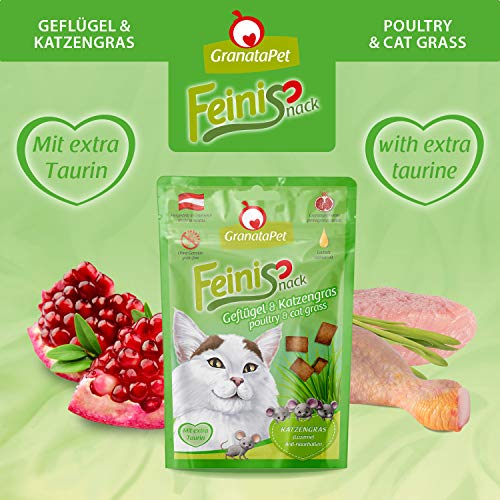 GranataPet FeiniSnack - Pienso para Gatos, sin Cereales ni azúcares, 50 g