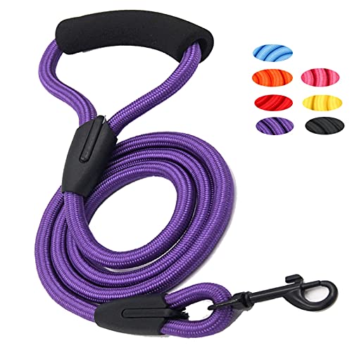 HAKLAKY Correa para Perro Correa para Perros Running Paseo Tren para pequeñas Mascotas para Gatos Grandes Correas Perros Correa Cuerda Nylon Tenacidad 7 Colores 3 Tamaños Retractable Leash