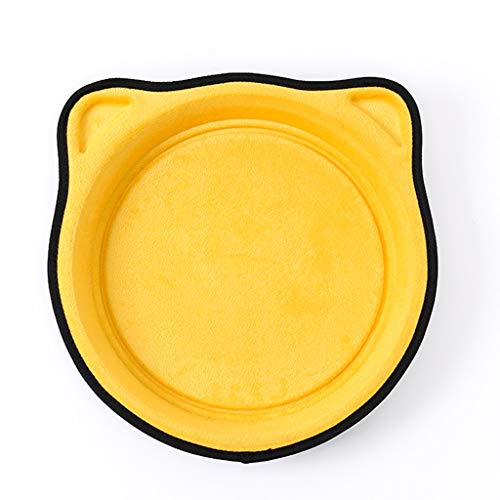 Hamaca de gato Ventana del gato del gato Ventana Hamaca Hamaca Montada de cama de gato del gato cama colgante con Heavy Duty ventosas, disponible en todas las estaciones, amarillo Hamaca para mascotas