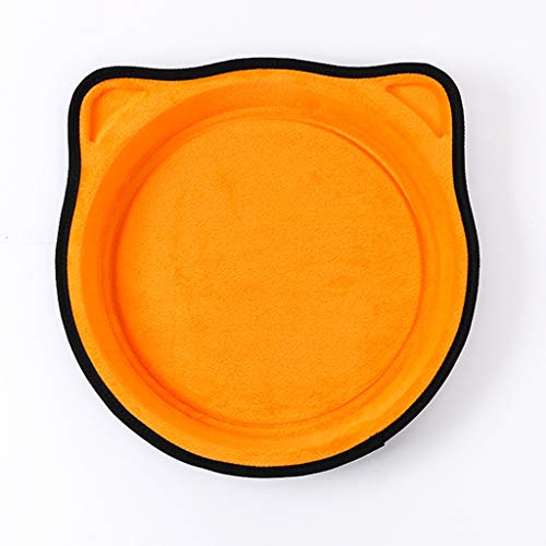 Hamaca de gato Ventana del gato del gato Ventana Hamaca Hamaca Montada de cama de gato del gato cama colgante con Heavy Duty ventosas, disponible en todas las estaciones, naranja Hamaca para mascotas