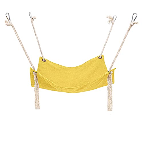 Hamaca para gatos, gatos, mascotas, jaulas, cama para exteriores, muebles para gatos, balcón, tumbona, hamaca para perros, gatitos, cachorros, conejos, animales pequeños, cama para gatos amarillo