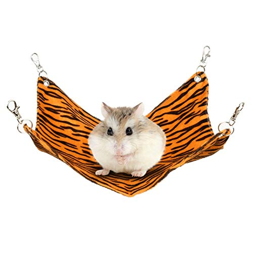 HEELPPO Cama Cobaya Hamaca Gato Hamaca para Gatos Cama para Gatos Cama Gatos Cama Gato Camas para Gatos Gato Hamaca Gatito Cama Hamaca Colgante Jugar Hamaca Saco De Dormir Hamaca Tiger Pattern,s