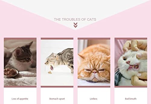 HengYuan 3 uds. Bolas de Hierba gatera de Juguete para Gatos, Juguetes comestibles giratorios para lamer Gatos, Limpieza de Dientes, Juguetes interactivos para Gatos Felices dentales