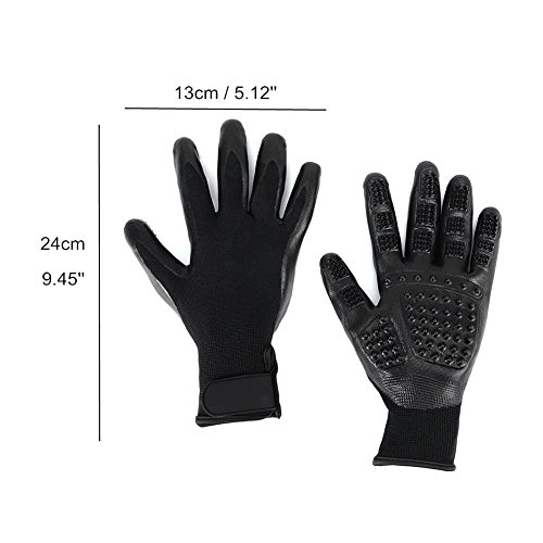 Herramienta para eliminar el pelo de mascotas, guantes de aseo y masajes, herramienta para perros, gatos, caballos, conejos