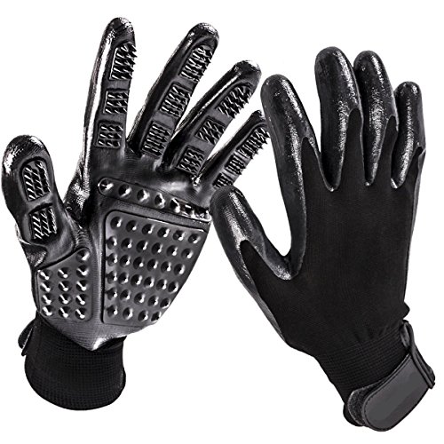 Herramienta para eliminar el pelo de mascotas, guantes de aseo y masajes, herramienta para perros, gatos, caballos, conejos