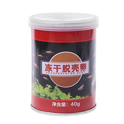 hetuioiyster, alimento para Peces de Acuario, alimentación, Huevos de camarón en salmuera liofilizados para Peces Tropicales, Anzuelo de Pesca