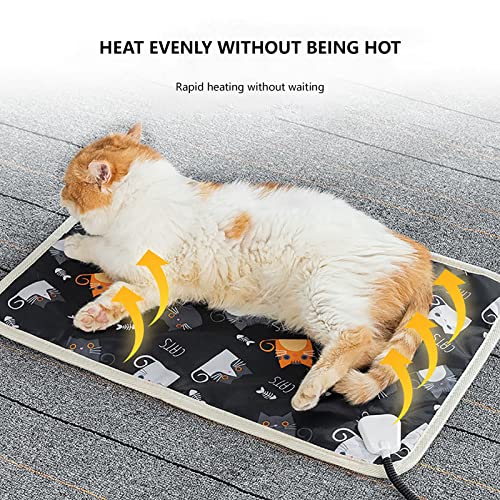 HGML Almohadilla Térmica para Mascotas, Almohadilla Térmica para Perros De Interior, con 9 Niveles De Temperatura Y 12 Niveles De Temporizador, para Perros Pequeños Blue Starry Sky-S