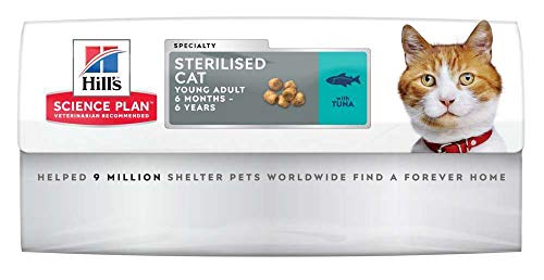 Hills Pet Nutrition S.L. SP Feline Sterilised Young Adult Atun 3Kg 604129 800 g