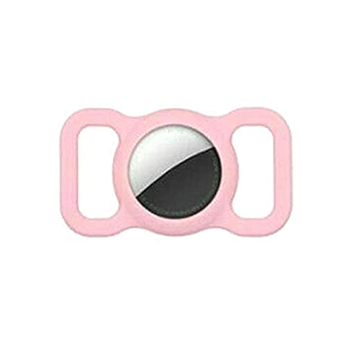 HLMJ Funda Protectora de Silicona for Mascotas for Apple Airtag GPS Finder Dog Cat Cat Collar Bucle Compatible con Apple Airtags Accesorios for Mascotas (Color : Brown)