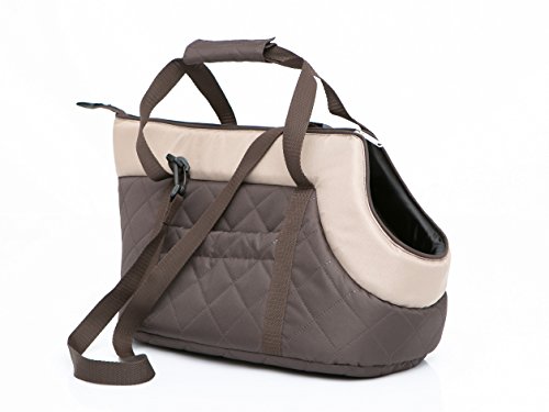 Hobbydog r2torbbs14 Perros/Gatos Bolsa, Color marrón/Beige