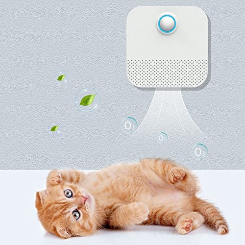 Holzsammlung Desodorizador Caja de Arena para Gatos, Eliminador Automático de Olores de Mascotas, Neutralizador, para Todo Tipo de Caja de Arena, Papelera, Armario de Baño y Area Pequeña.A02