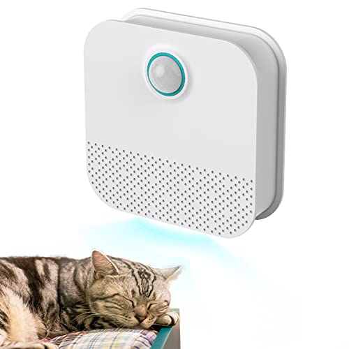 Holzsammlung Desodorizador Caja de Arena para Gatos, Eliminador Automático de Olores de Mascotas, Neutralizador, para Todo Tipo de Caja de Arena, Papelera, Armario de Baño y Area Pequeña.A02