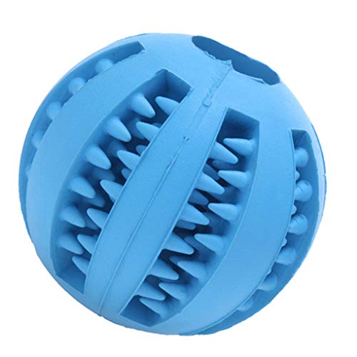 Hotaluyt 5cm / 7cm Dientes del Animal doméstico Interactivo Pelotas de Goma de Elasticidad Limpiar la Bola para Mascotas Juguetes para Masticar Limpieza Dental Bolas Juguetes