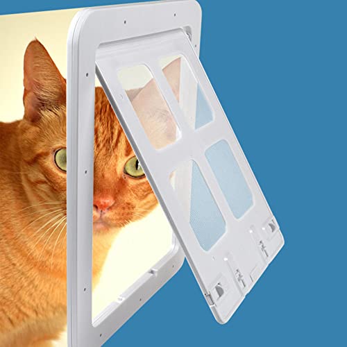 Hozee Puerta de Malla para Mascotas, Puerta Interior para Perros Prevención de Mosquitos magnética para Mascotas L