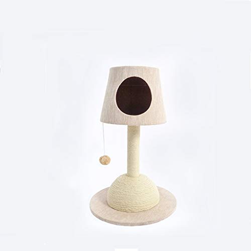 HSF Lámpara de Mesa Gato Marco de Escalada Gato camada Gato árbol uno Gato rascador Columna pequeño de Lujo Gato Barril de Madera Maciza Gato Marco Gato Suministros Casetas y condominios para Gatos