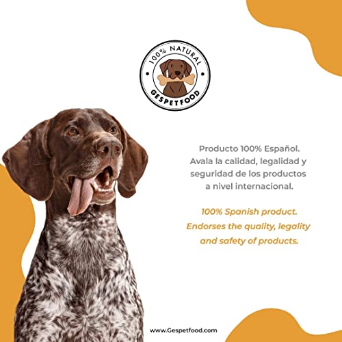 Hueso para Perros - Pack 10 Uds. - Pezuña de Cerdo Masticable para Perros - Sabor Único - Mordedor para Perros - Mantiene Las Encías Saludables - 100% Orgánico - Fabricado en España - GESPETFOOD