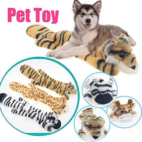 Hunpta @ 28 cm Animales de peluche para perros Animales de peluche resistente juguete para perros sin relleno