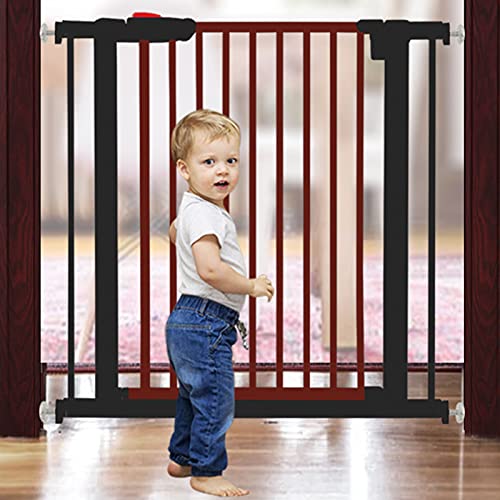 Huo Puerta De Seguridad para Niños Auto Cerrar Swing Swing Stair Cerca Sin Taladrar Puertas Seguridad Escaleras Presión Pasión Cerca para Bebé, Niños, Niños, Mascotas(Size:165-174cm)